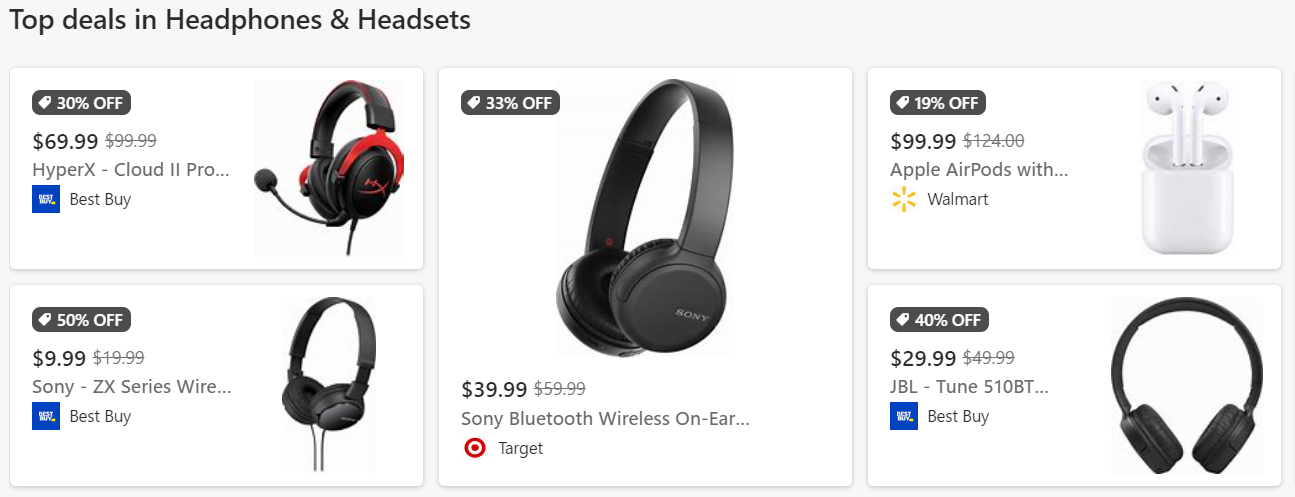 Top Deals on Headphones and Headsets